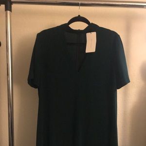 Hunter green cocktail Zara dress brand new with tag
